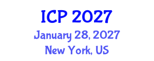 International Conference on Pathology (ICP) January 28, 2027 - New York, United States International Conference on Pathology (ICP) January 28, 2027 - New York, United States