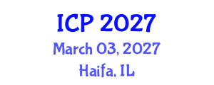 International Conference on Pathology (ICP) March 03, 2027 - Haifa, Israel International Conference on Pathology (ICP) March 03, 2027 - Haifa, Israel