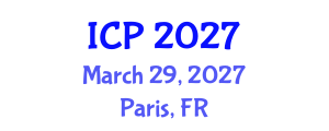International Conference on Pathology (ICP) March 29, 2027 - Paris, France International Conference on Pathology (ICP) March 29, 2027 - Paris, France
