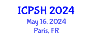 International Conference on Patient Safety in Healthcare (ICPSH) May 17, 2024 - Paris, France