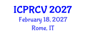 International Conference on Pattern Recognition and Computer Vision (ICPRCV) February 18, 2027 - Rome, Italy