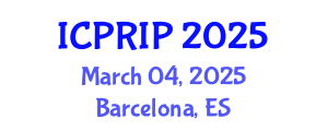 International Conference on Pattern Recognition and Image Processing (ICPRIP) March 04, 2025 - Barcelona, Spain