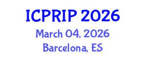 International Conference on Pattern Recognition and Image Processing (ICPRIP) March 04, 2026 - Barcelona, Spain