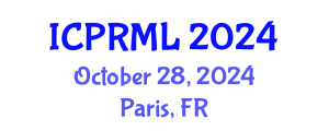 International Conference on Pattern Recognition and Machine Learning (ICPRML) October 28, 2024 - Paris, France