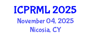 International Conference on Pattern Recognition and Machine Learning (ICPRML) November 04, 2025 - Nicosia, Cyprus