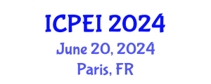 International Conference on Pavement Engineering and Infrastructure (ICPEI) June 20, 2024 - Paris, France