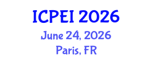 International Conference on Pavement Engineering and Infrastructure (ICPEI) June 24, 2026 - Paris, France