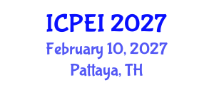 International Conference on Pavement Engineering and Infrastructure (ICPEI) February 10, 2027 - Pattaya, Thailand International Conference on Pavement Engineering and Infrastructure (ICPEI) February 10, 2027 - Pattaya, Thailand