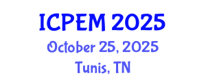 International Conference on Pavement Engineering and Materials (ICPEM) October 25, 2025 - Tunis, Tunisia