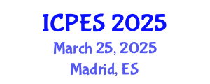 International Conference on Pavement Engineering and Science (ICPES) March 25, 2025 - Madrid, Spain