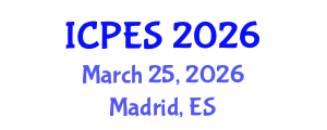 International Conference on Pavement Engineering and Science (ICPES) March 25, 2026 - Madrid, Spain