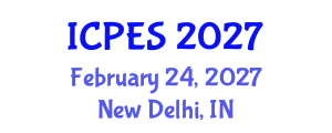 International Conference on Pavement Engineering and Science (ICPES) February 24, 2027 - New Delhi, India International Conference on Pavement Engineering and Science (ICPES) February 24, 2027 - New Delhi, India