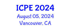 International Conference on Pavement Engineering (ICPE) August 05, 2024 - Vancouver, Canada