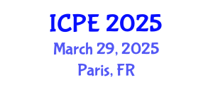 International Conference on Pavement Engineering (ICPE) March 29, 2025 - Paris, France