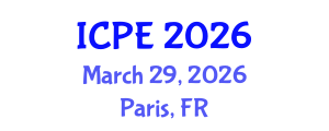 International Conference on Pavement Engineering (ICPE) March 29, 2026 - Paris, France