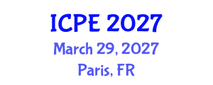 International Conference on Pavement Engineering (ICPE) March 29, 2027 - Paris, France International Conference on Pavement Engineering (ICPE) March 29, 2027 - Paris, France