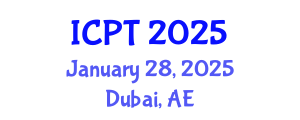 International Conference on Pavement Technologies (ICPT) January 28, 2025 - Dubai, United Arab Emirates