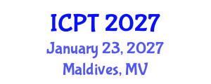 International Conference on Pavement Technologies (ICPT) January 23, 2027 - Maldives, Maldives International Conference on Pavement Technologies (ICPT) January 23, 2027 - Maldives, Maldives