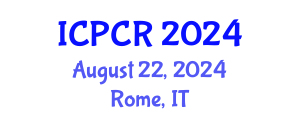 International Conference on Peace and Conflict Resolution (ICPCR) August 22, 2024 - Rome, Italy