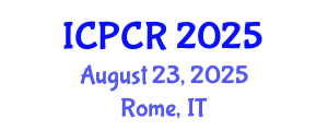 International Conference on Peace and Conflict Resolution (ICPCR) August 23, 2025 - Rome, Italy