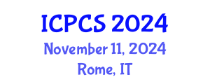 International Conference on Peace and Conflict Studies (ICPCS) November 11, 2024 - Rome, Italy