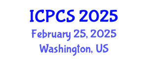 International Conference on Peace and Conflict Studies (ICPCS) February 25, 2025 - Washington, United States