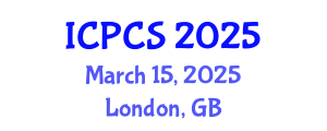 International Conference on Peace and Conflict Studies (ICPCS) March 15, 2025 - London, United Kingdom