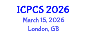 International Conference on Peace and Conflict Studies (ICPCS) March 15, 2026 - London, United Kingdom