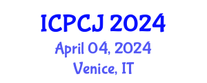 International Conference on Peace, Conflict and Justice (ICPCJ) April 04, 2024 - Venice, Italy