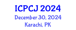 International Conference on Peace, Conflict and Justice (ICPCJ) December 30, 2024 - Karachi, Pakistan