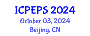 International Conference on Peace Education and Peace Studies (ICPEPS) October 03, 2024 - Beijing, China