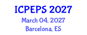 International Conference on Peace Education and Peace Studies (ICPEPS) March 04, 2027 - Barcelona, Spain International Conference on Peace Education and Peace Studies (ICPEPS) March 04, 2027 - Barcelona, Spain