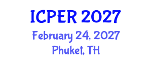 International Conference on Peace Education and Research (ICPER) February 24, 2027 - Phuket, Thailand International Conference on Peace Education and Research (ICPER) February 24, 2027 - Phuket, Thailand