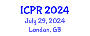 International Conference on Peacebuilding and Reconciliation (ICPR) July 29, 2024 - London, United Kingdom