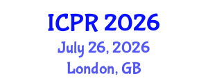 International Conference on Peacebuilding and Reconciliation (ICPR) July 26, 2026 - London, United Kingdom