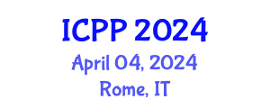 International Conference on Pedagogy and Psychology (ICPP) April 04, 2024 - Rome, Italy