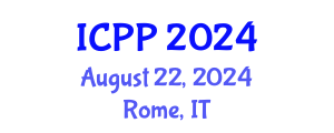 International Conference on Pedagogy and Psychology (ICPP) August 22, 2024 - Rome, Italy