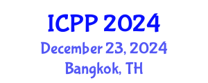 International Conference on Pedagogy and Psychology (ICPP) December 23, 2024 - Bangkok, Thailand