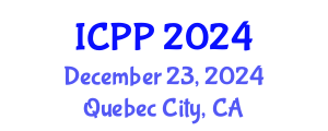 International Conference on Pedagogy and Psychology (ICPP) December 23, 2024 - Quebec City, Canada