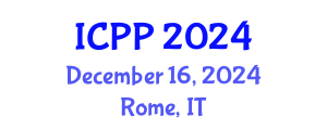 International Conference on Pedagogy and Psychology (ICPP) December 16, 2024 - Rome, Italy