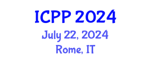 International Conference on Pedagogy and Psychology (ICPP) July 22, 2024 - Rome, Italy