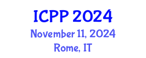 International Conference on Pedagogy and Psychology (ICPP) November 11, 2024 - Rome, Italy
