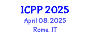 International Conference on Pedagogy and Psychology (ICPP) April 08, 2025 - Rome, Italy