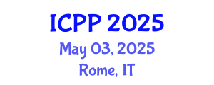 International Conference on Pedagogy and Psychology (ICPP) May 03, 2025 - Rome, Italy
