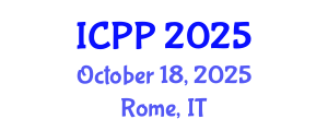 International Conference on Pedagogy and Psychology (ICPP) October 18, 2025 - Rome, Italy