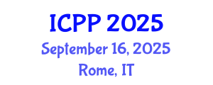 International Conference on Pedagogy and Psychology (ICPP) September 16, 2025 - Rome, Italy