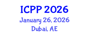 International Conference on Pedagogy and Psychology (ICPP) January 26, 2026 - Dubai, United Arab Emirates International Conference on Pedagogy and Psychology (ICPP) January 26, 2026 - Dubai, United Arab Emirates