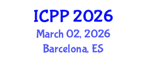 International Conference on Pedagogy and Psychology (ICPP) March 02, 2026 - Barcelona, Spain International Conference on Pedagogy and Psychology (ICPP) March 02, 2026 - Barcelona, Spain