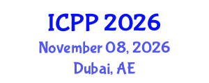 International Conference on Pedagogy and Psychology (ICPP) November 08, 2026 - Dubai, United Arab Emirates International Conference on Pedagogy and Psychology (ICPP) November 08, 2026 - Dubai, United Arab Emirates