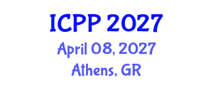 International Conference on Pedagogy and Psychology (ICPP) April 08, 2027 - Athens, Greece International Conference on Pedagogy and Psychology (ICPP) April 08, 2027 - Athens, Greece